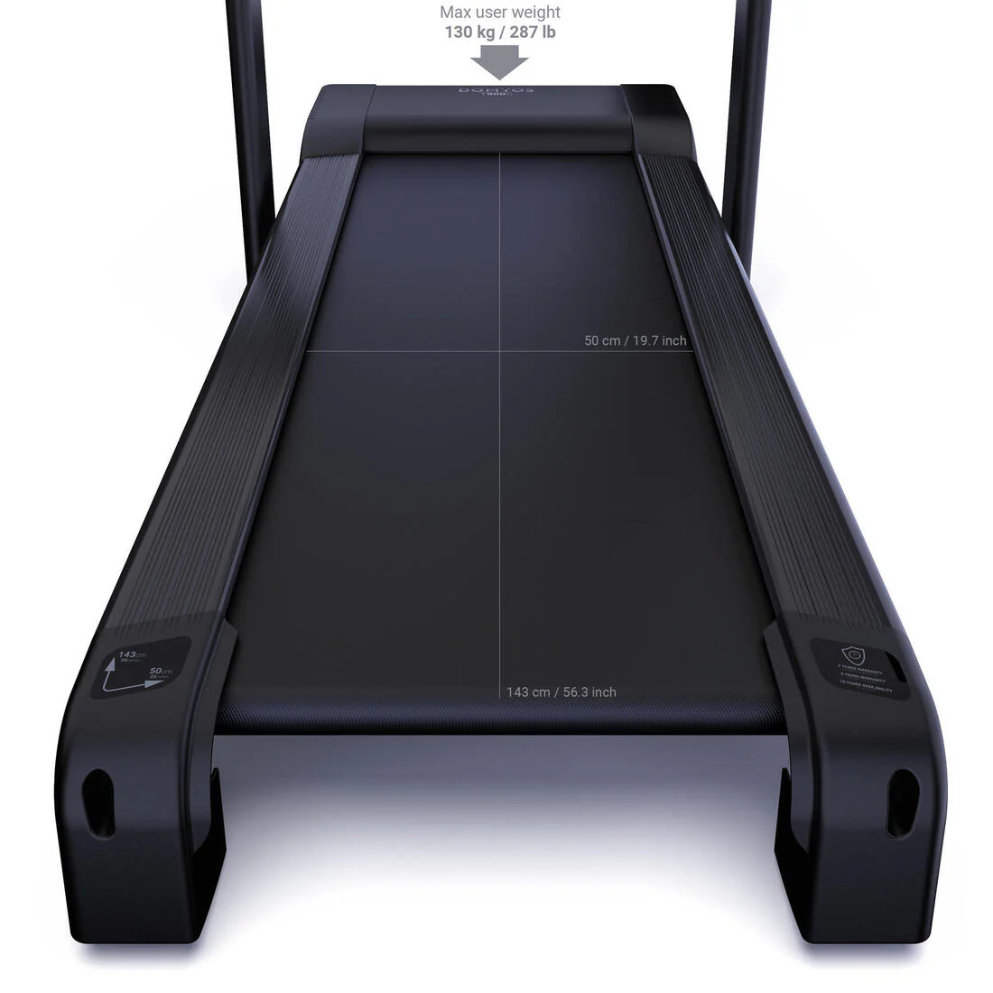 Treadmill 18 km/h T900C, with Decathlon Warranty - Image 12