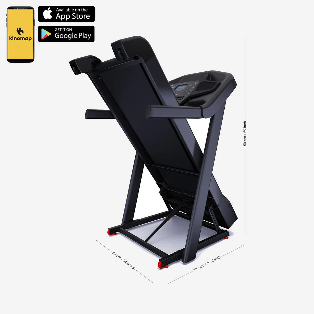 Treadmill 18 km/h T900C, with Decathlon Warranty - Image 4