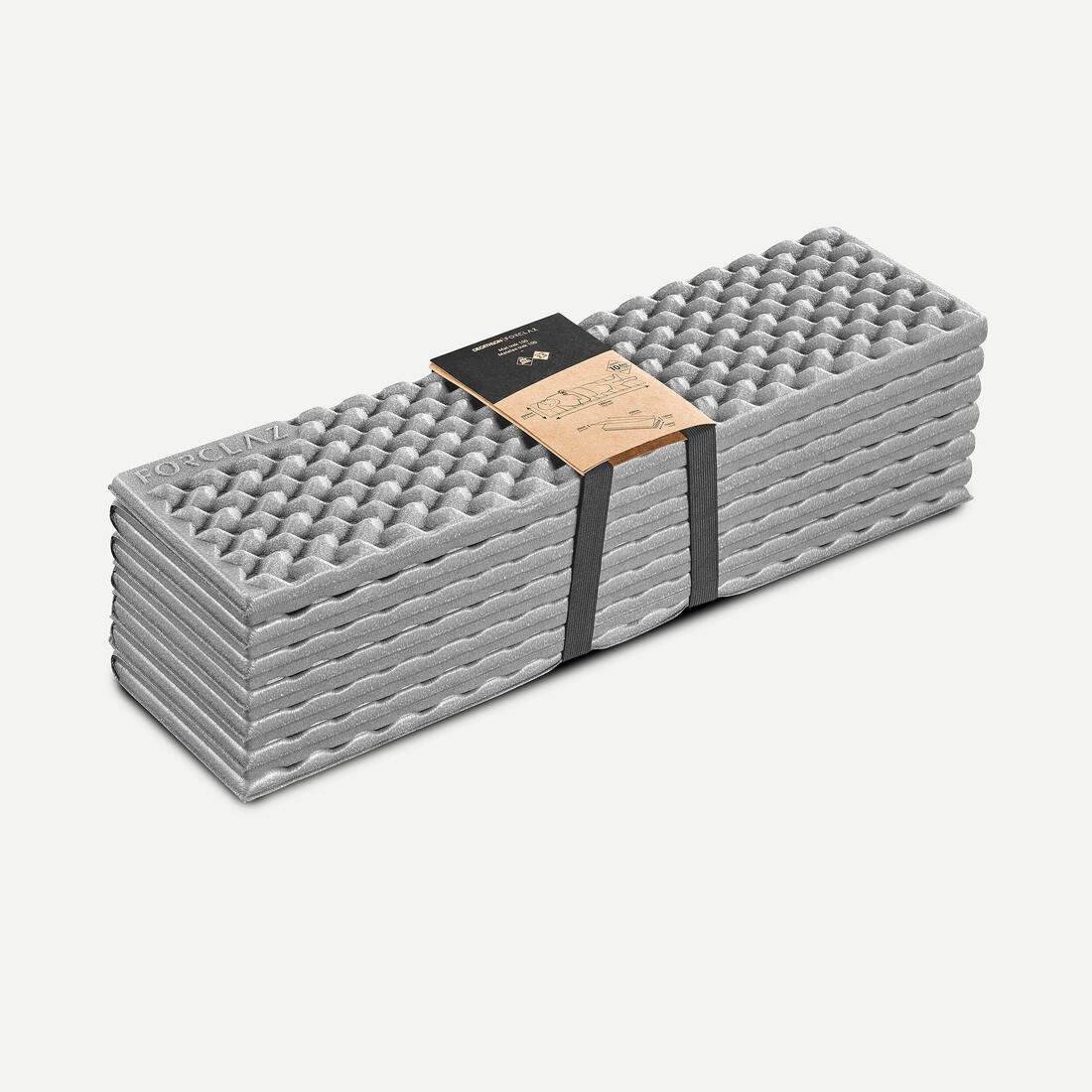 Trekking folding foam mattress, 180 x 55cm, MT500 - Image 6