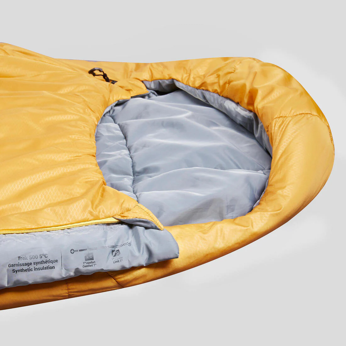 Trekking Sleeping Bag MT500 5°C - Polyester - Image 7