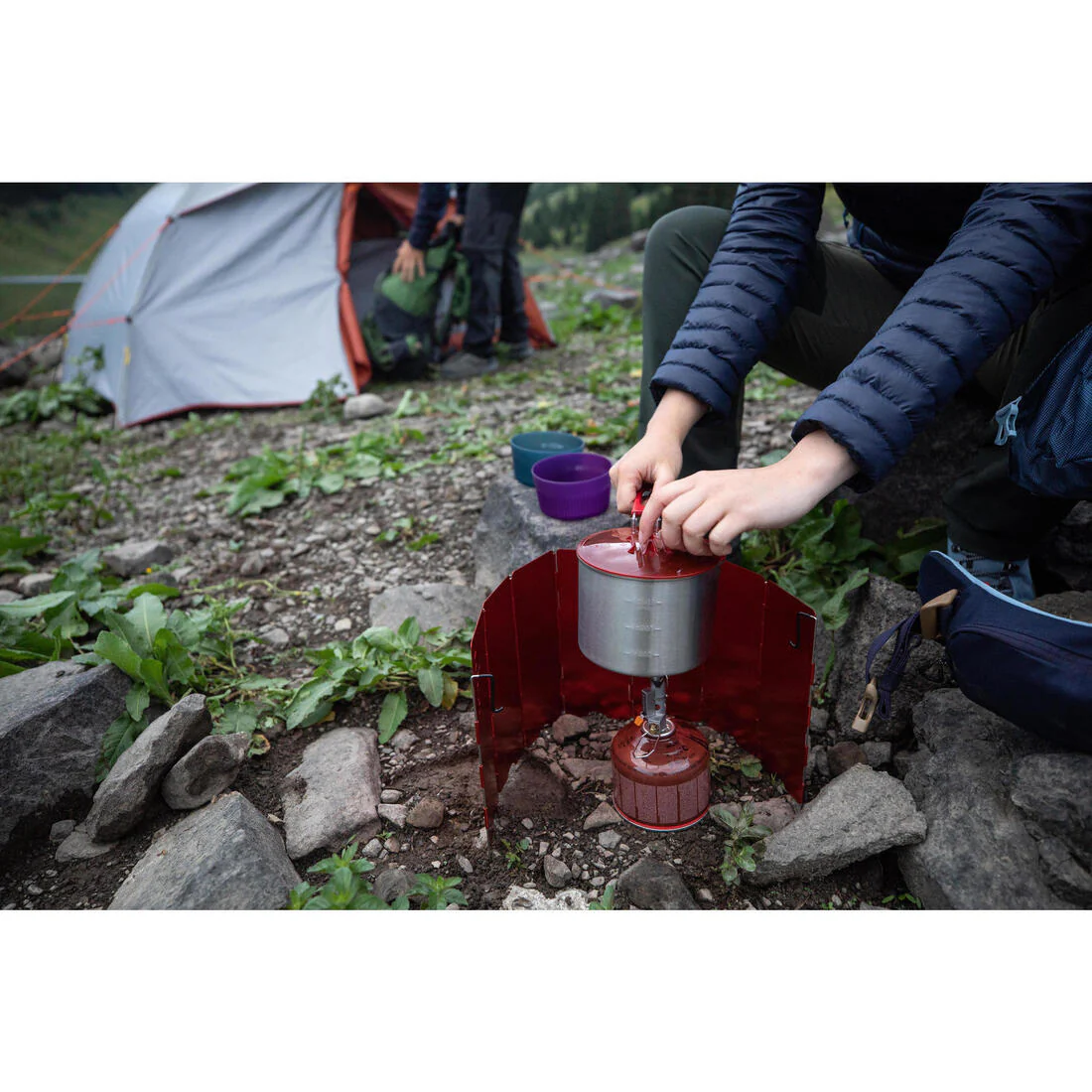 Trekking Stainless Steel Cookset MT500 - 1 Person - Image 21