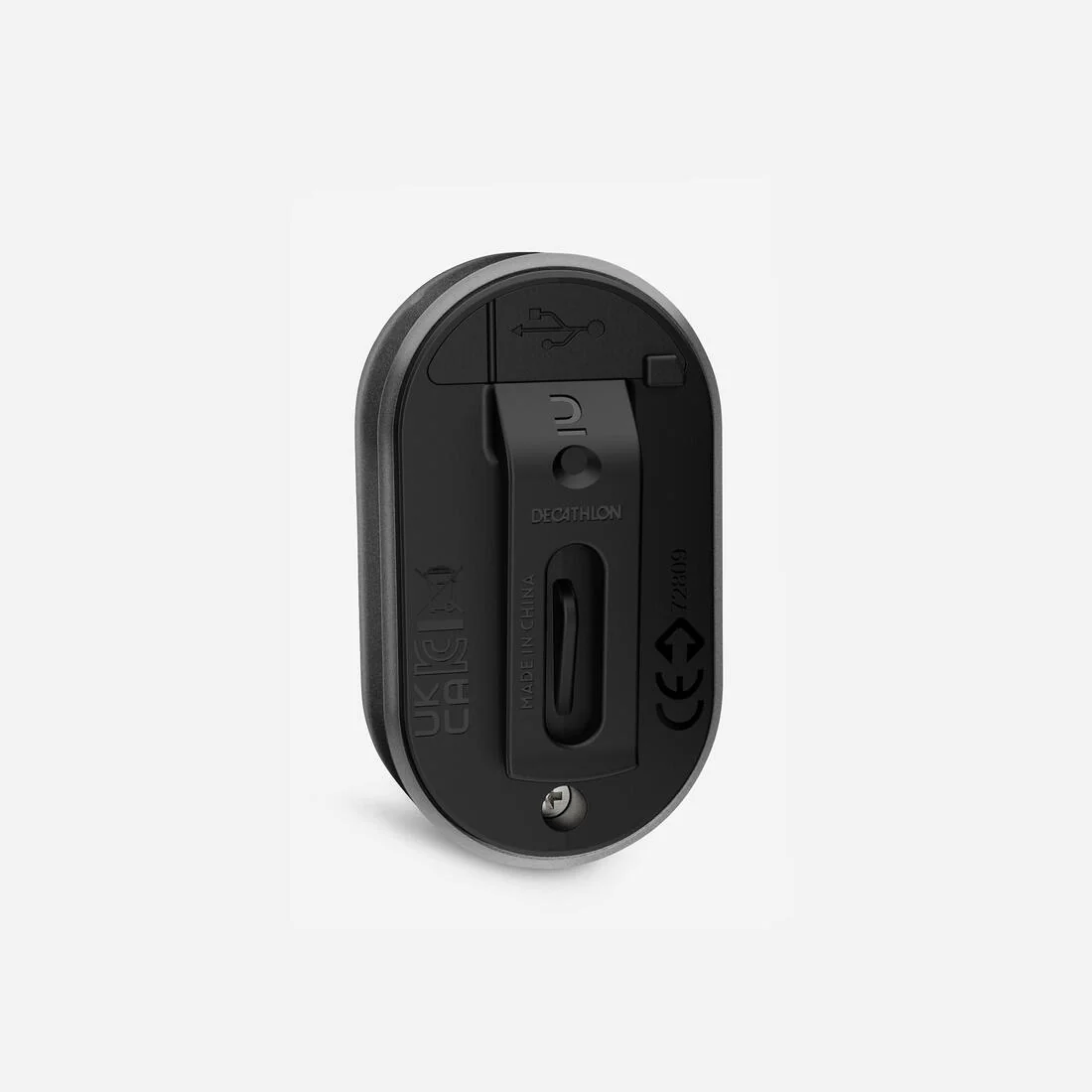 Twin-Pack USB Clip Front/Rear Bike Lights SL510 - Black - Image 2