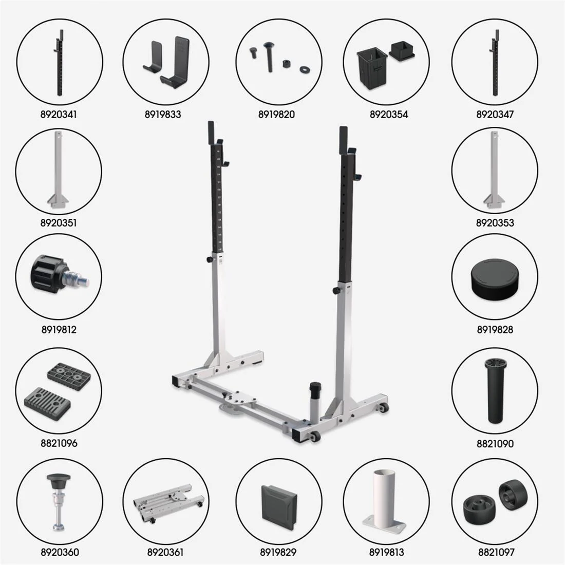 Ultra-Compact 2-Second Fold-Down Weight Training Rack 120 kg - Image 11
