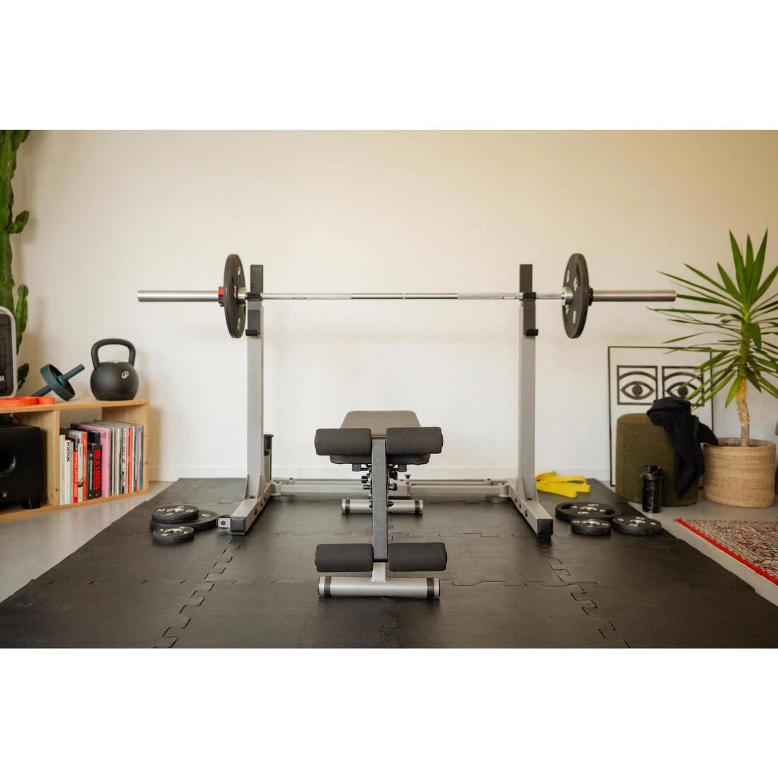 Ultra-Compact 2-Second Fold-Down Weight Training Rack 120 kg - Image 12