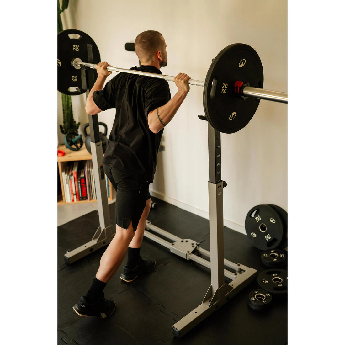 Ultra-Compact 2-Second Fold-Down Weight Training Rack 120 kg - Image 16