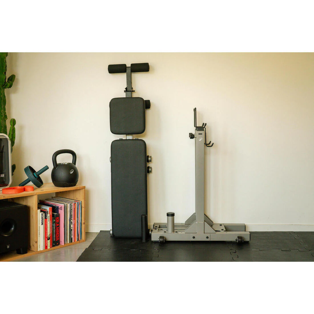 Ultra-Compact 2-Second Fold-Down Weight Training Rack 120 kg - Image 19
