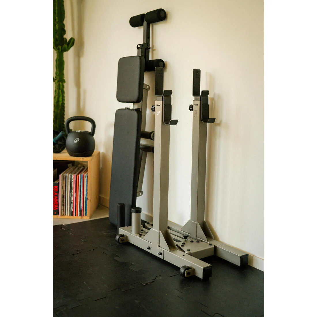 Ultra-Compact 2-Second Fold-Down Weight Training Rack 120 kg - Image 20