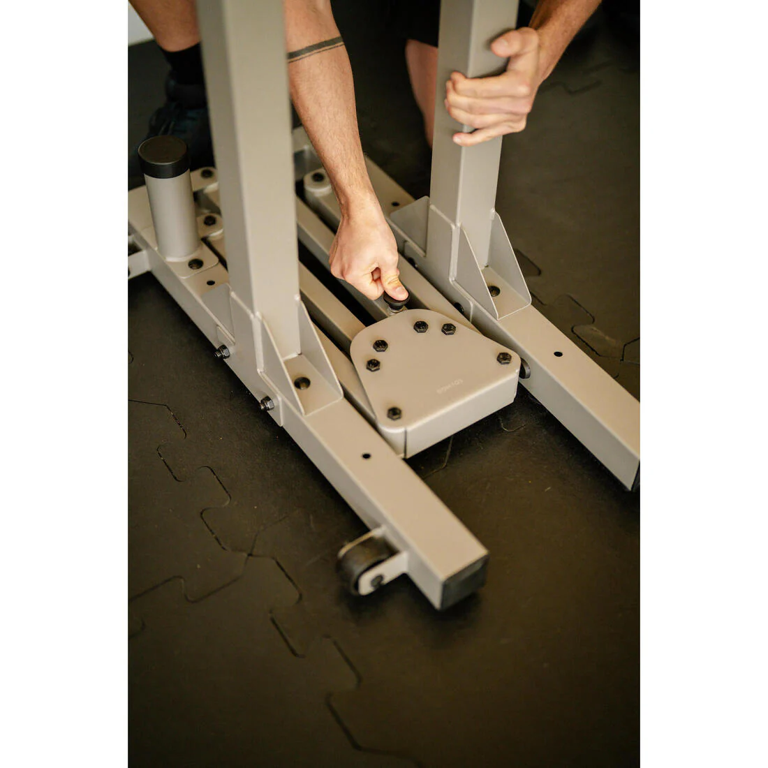 Ultra-Compact 2-Second Fold-Down Weight Training Rack 120 kg - Image 27