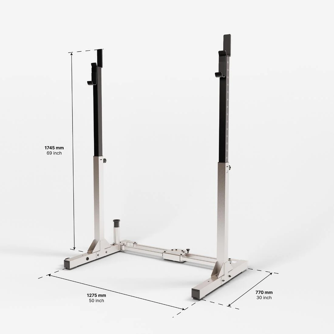 Ultra-Compact 2-Second Fold-Down Weight Training Rack 120 kg - Image 3