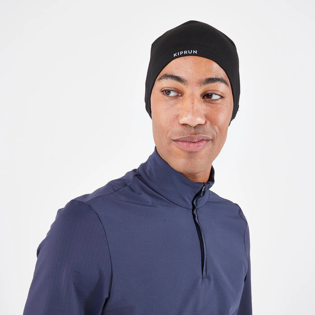 KIPRUN Warm+ Unisex Warm Running Hat - BLACK - Image 4