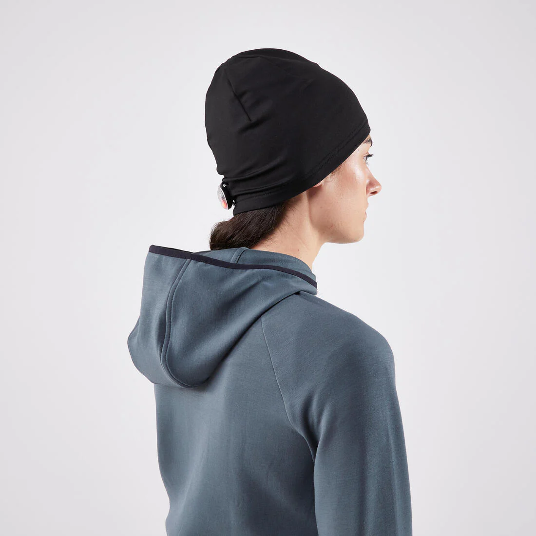 KIPRUN Warm+ Unisex Warm Running Hat - BLACK - Image 7