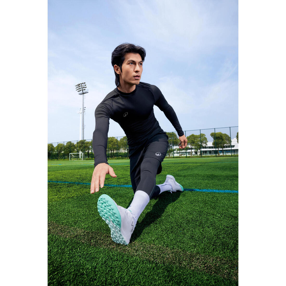 Unisex Thermal Football Tights Keepcomfort 100 - Black - Image 12