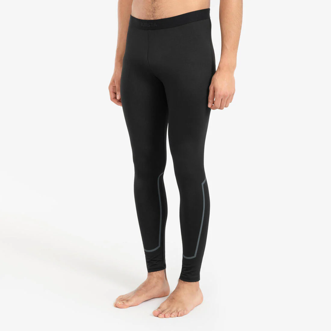 Unisex Thermal Football Tights Keepcomfort 100 - Black - Image 2