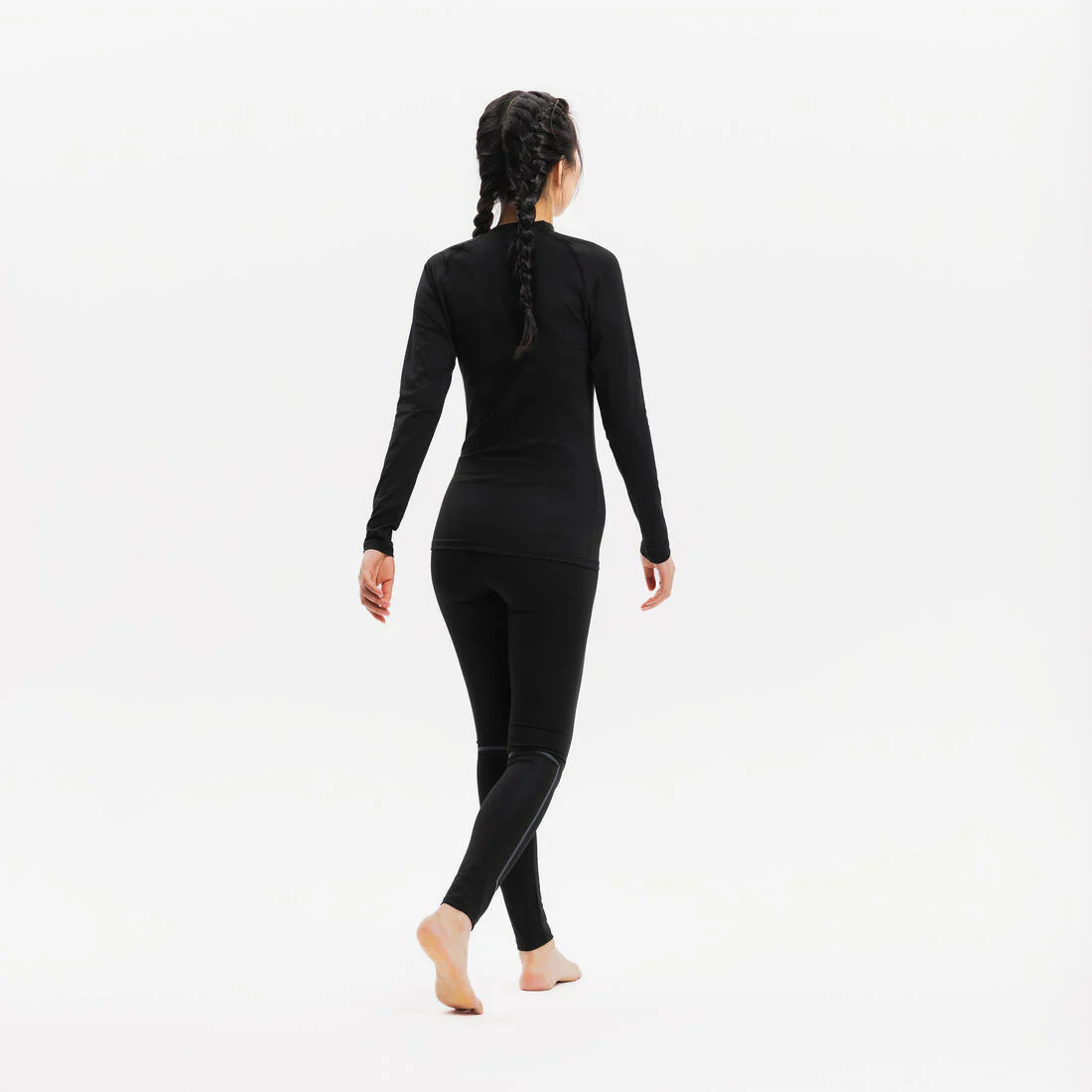 Unisex Thermal Football Tights Keepcomfort 100 - Black - Image 8
