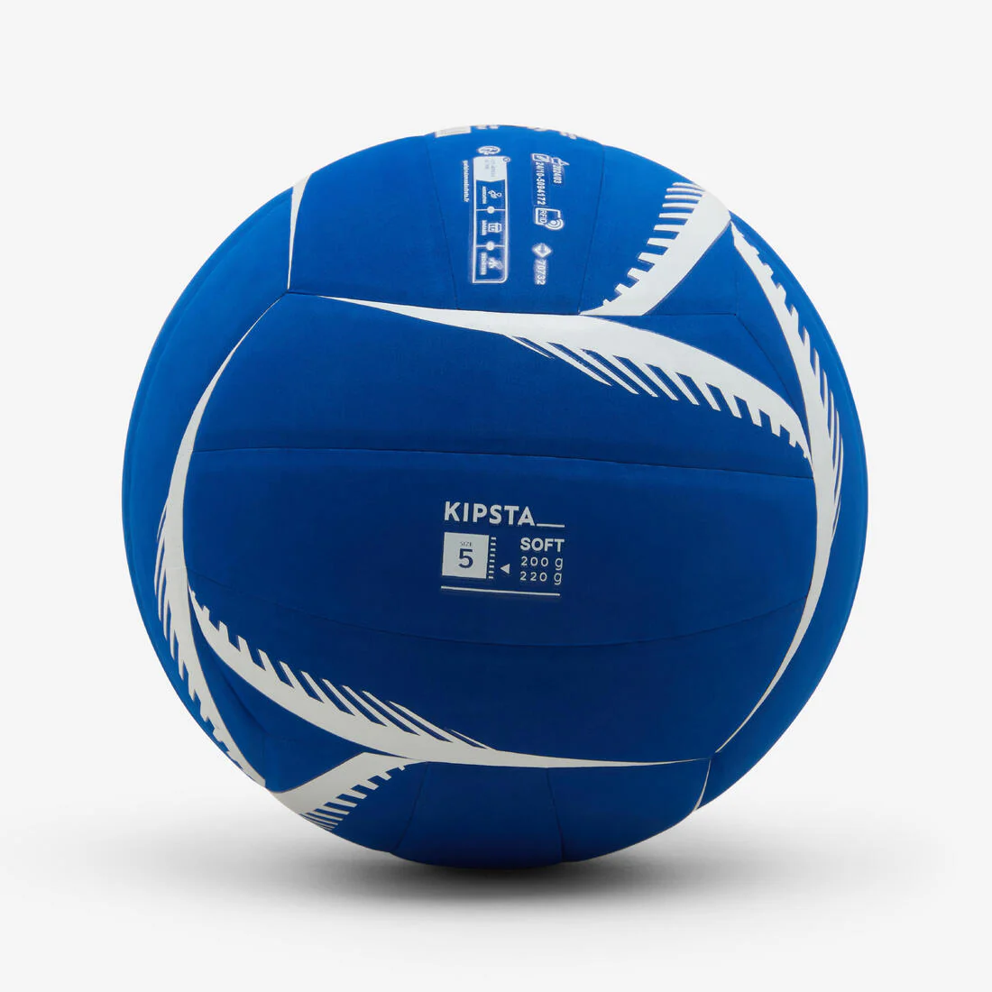 Volleyball 200 / 220 g Ball VB500 Soft - Blue/White - Image 6