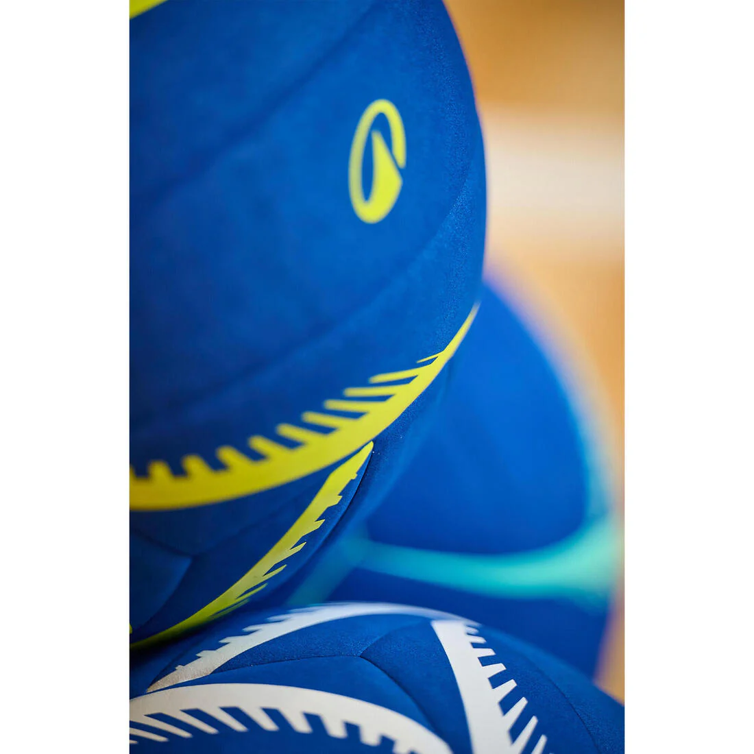 Volleyball 230/250 g Ball VB500 Soft - Blue/Yellow - Image 8