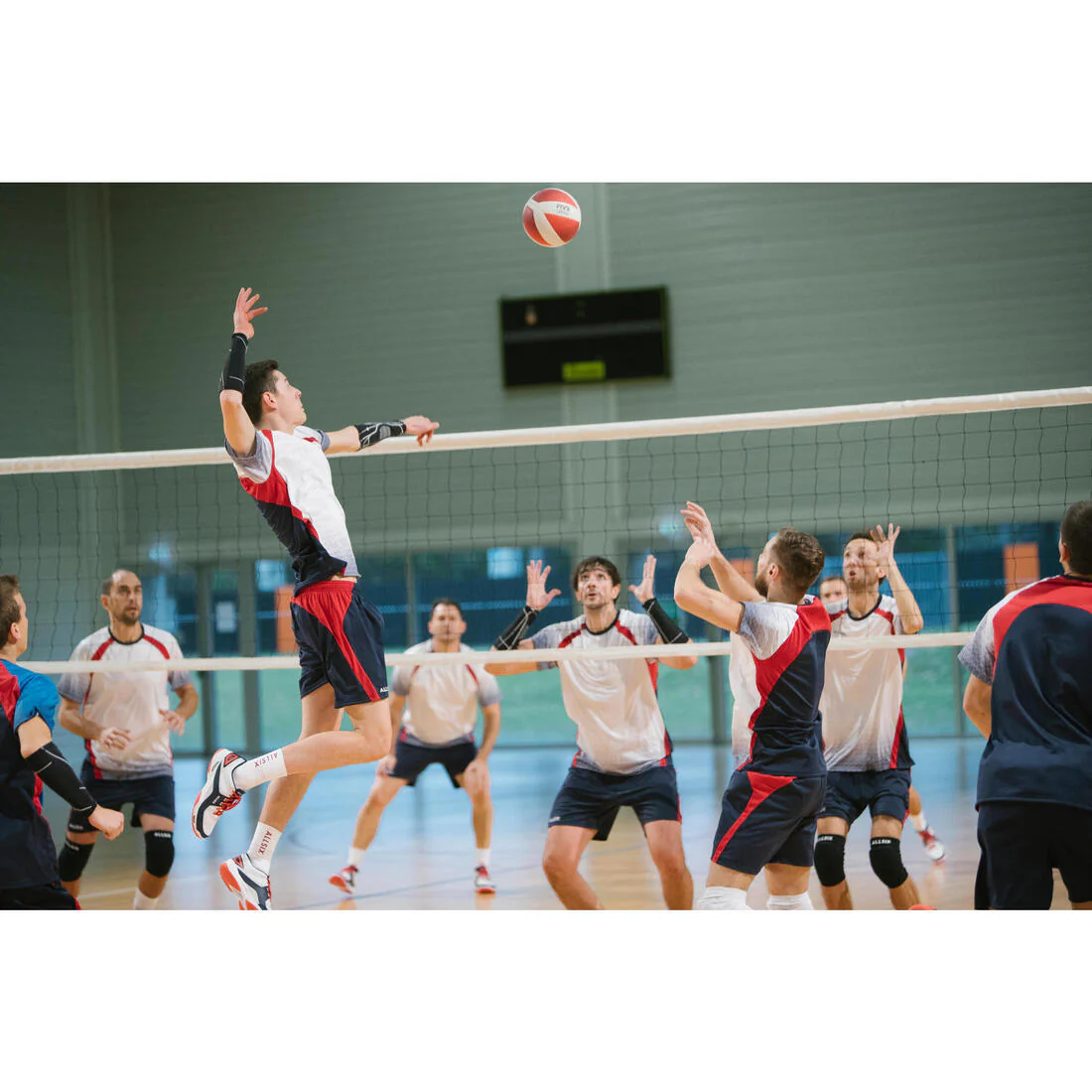 Volleyball V900 - White/Red - Image 2