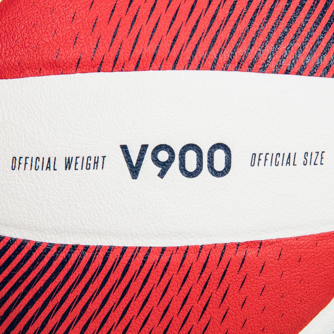 Volleyball V900 - White/Red - Image 8