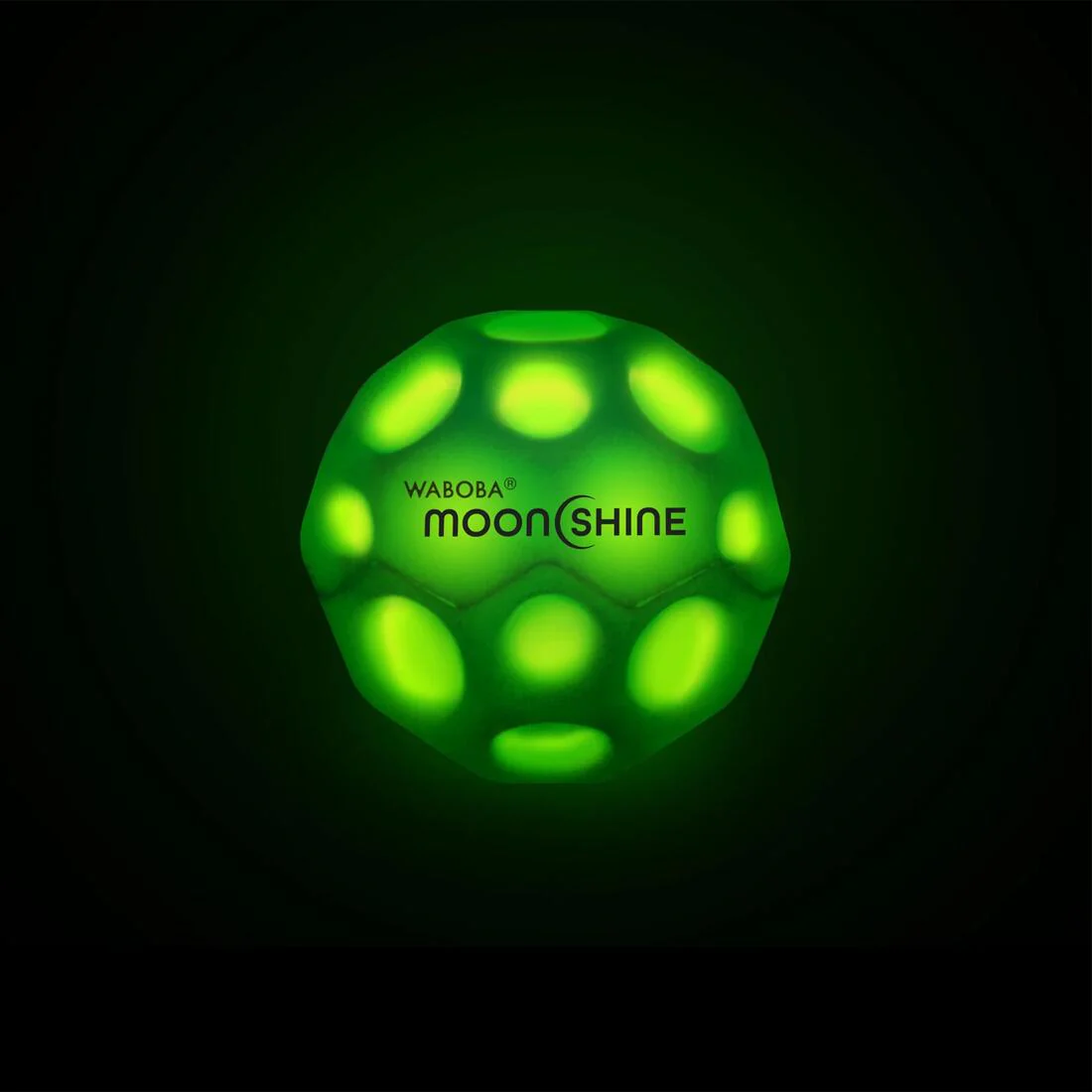 Waboba Moonshine Light-Up Moon Ball - High-Bounce Polyurethane Reactive Ball - Image 3