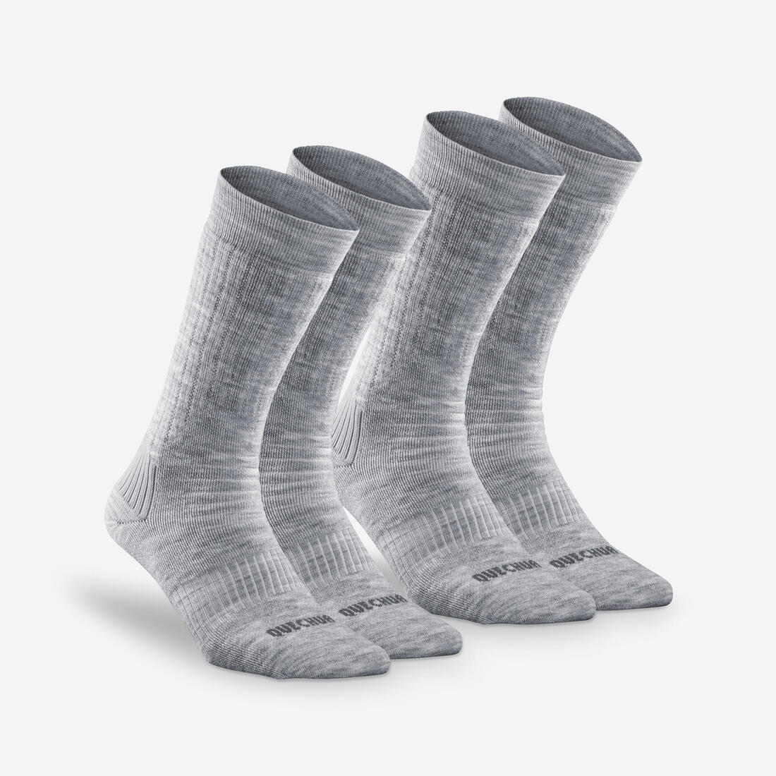 Warm hiking socks (2 pairs) for adults, Hike 100 Mid - Image 12
