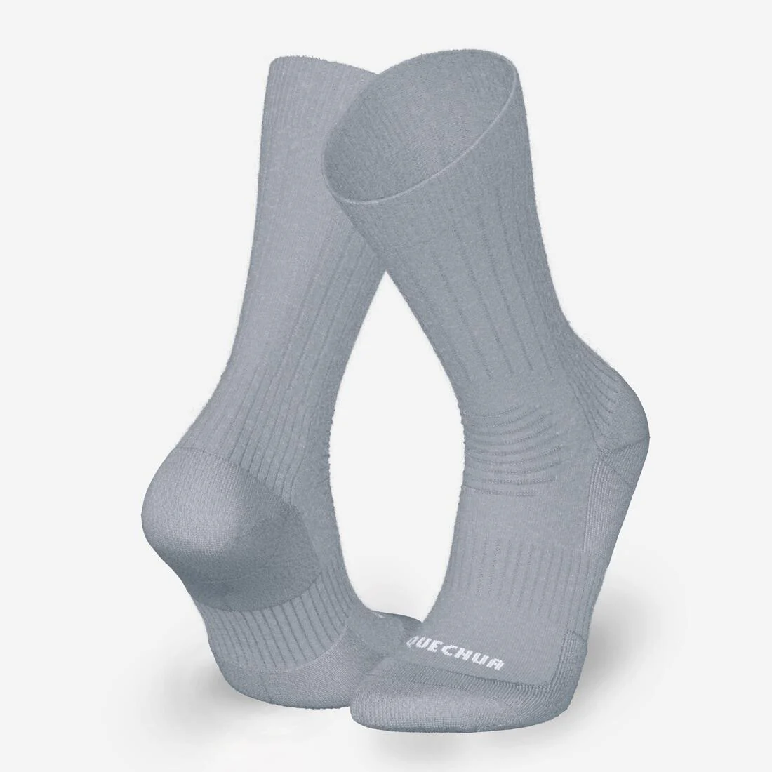 Warm hiking socks (2 pairs) for adults, Hike 100 Mid - Image 7