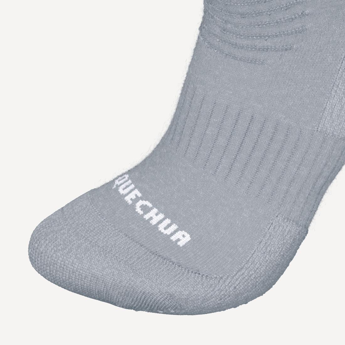 Warm hiking socks (2 pairs) for adults, Hike 100 Mid - Image 8