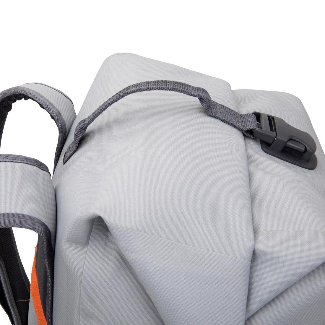 Waterproof backpack 30 l grey - Image 12