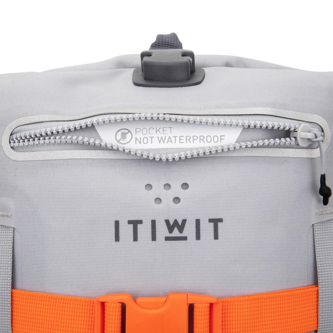 Waterproof backpack 30 l grey - Image 9