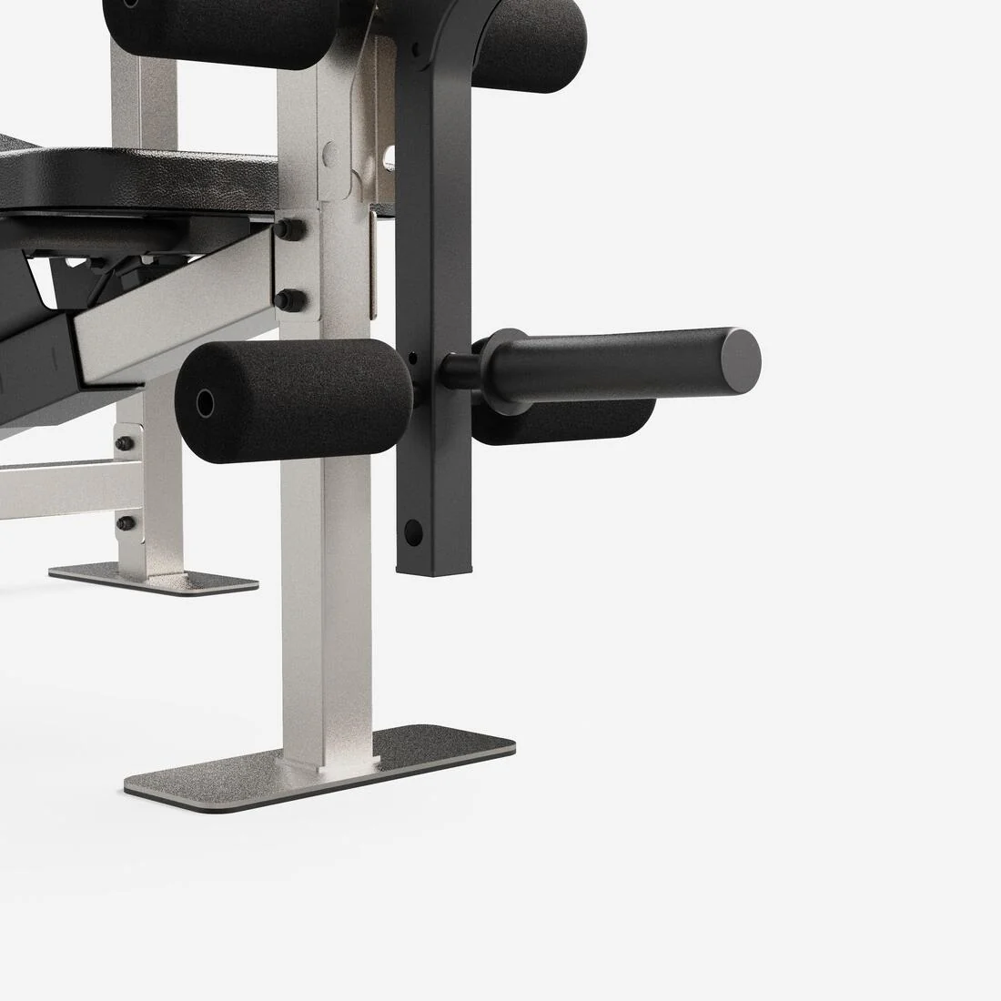 Weight Bench with Barbell Rack and Biceps and Leg Curl Station - Image 11