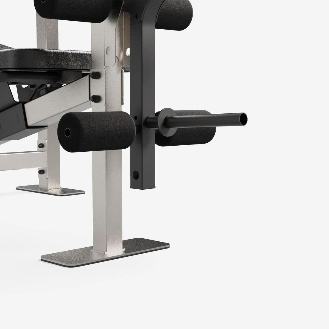 Weight Bench with Barbell Rack and Biceps and Leg Curl Station - Image 12