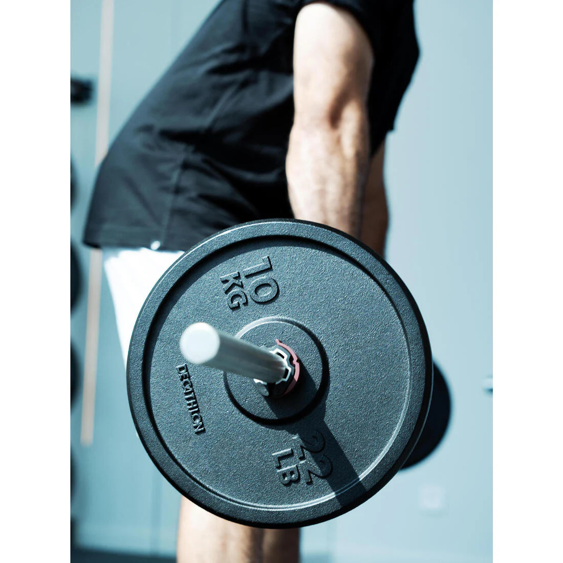 Weight Training 0.5 kg 28 mm 80% Recycled Cast Iron Plate - Image 9