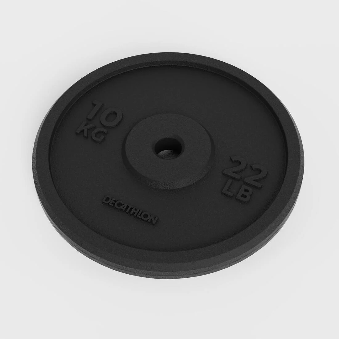 Weight Training 10 kg 1 Inch / 28mm 80% Recycled Cast Iron Plate - Image 3
