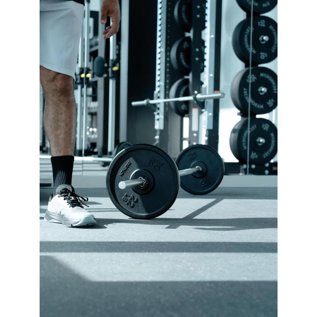 Weight Training 10 kg 1 Inch / 28mm 80% Recycled Cast Iron Plate - Image 8