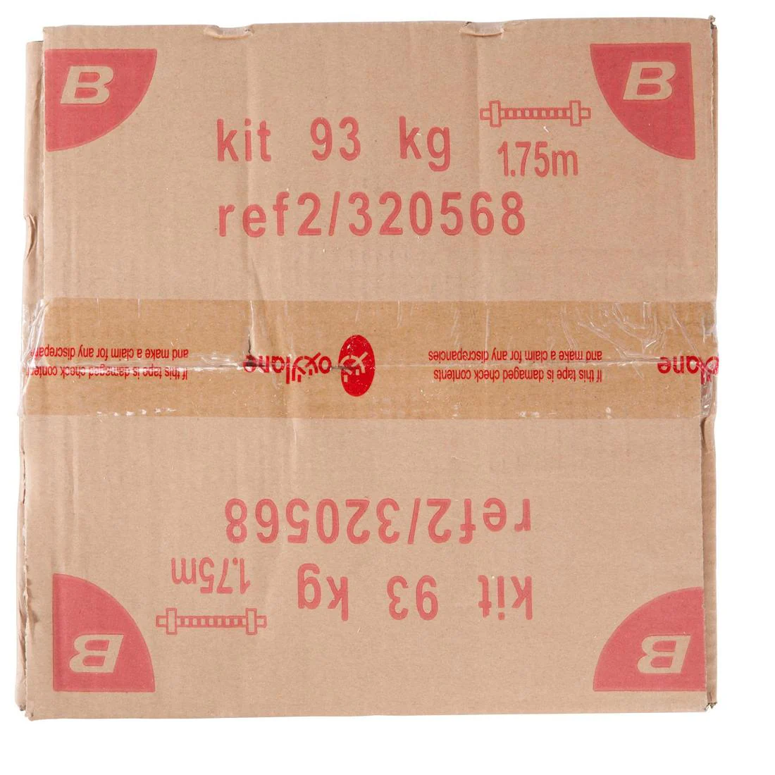 Weight Training 93 kg Partly Recycled Cast Iron Dumbbells and Bar Set - Image 16