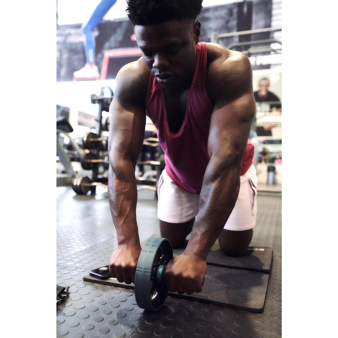 Weight Training Ab Wheel 100 - Image 8