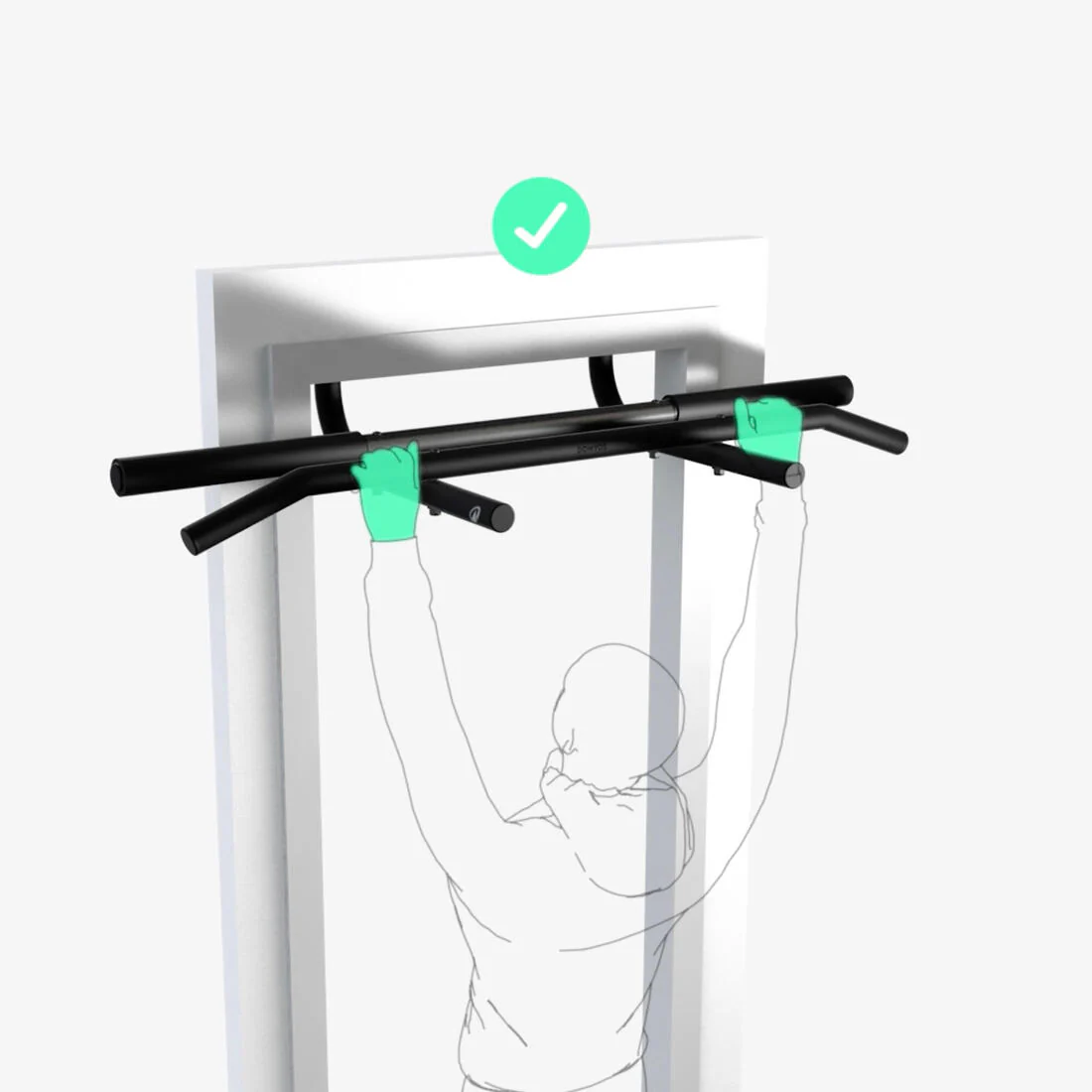Weight Training Door Pull-Up Bar - Image 13
