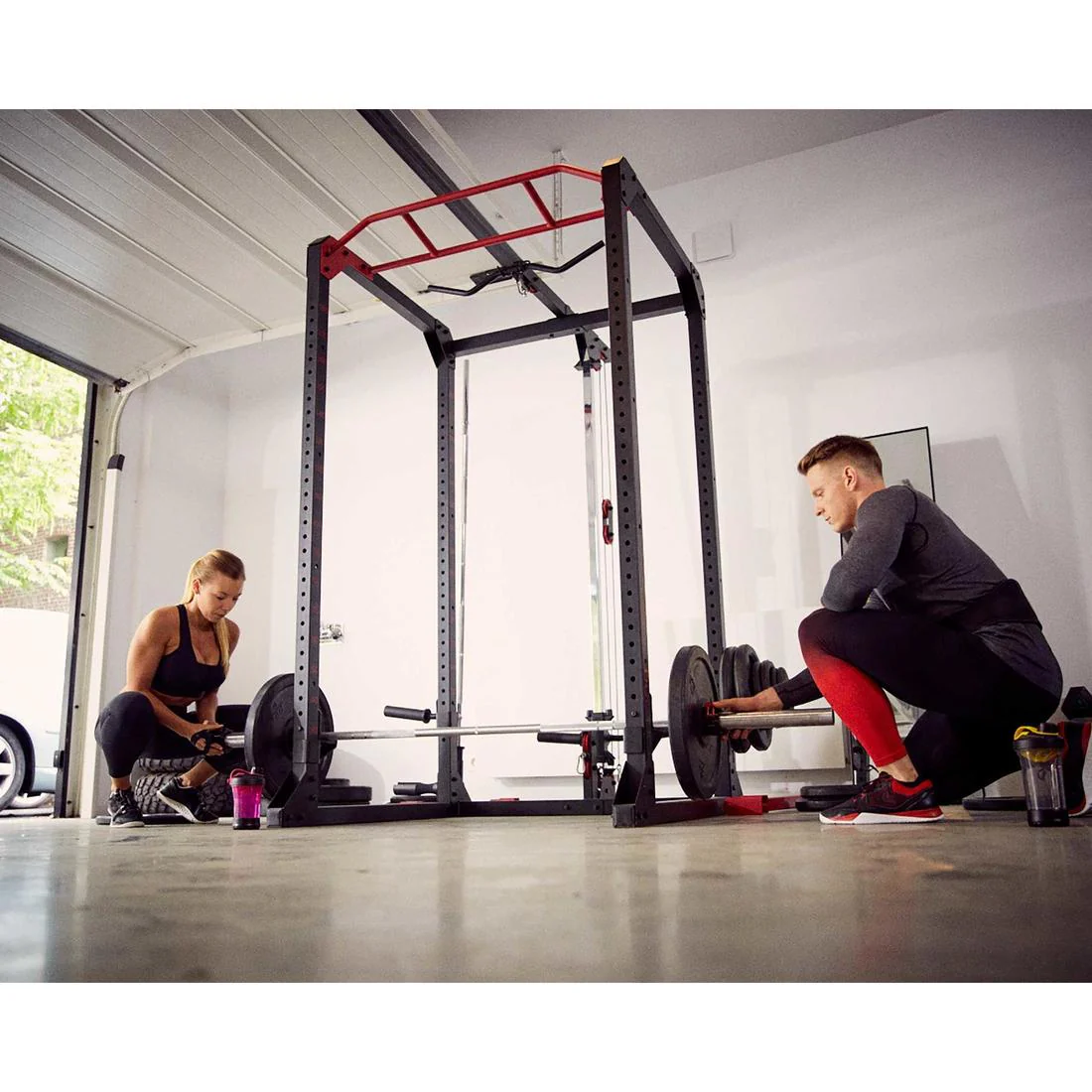 Weight Training Rack Chin-up / Squat / Bench Press / Back Pull - Image 11
