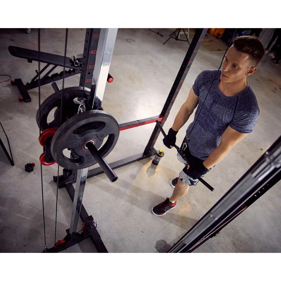 Weight Training Rack Chin-up / Squat / Bench Press / Back Pull - Image 14