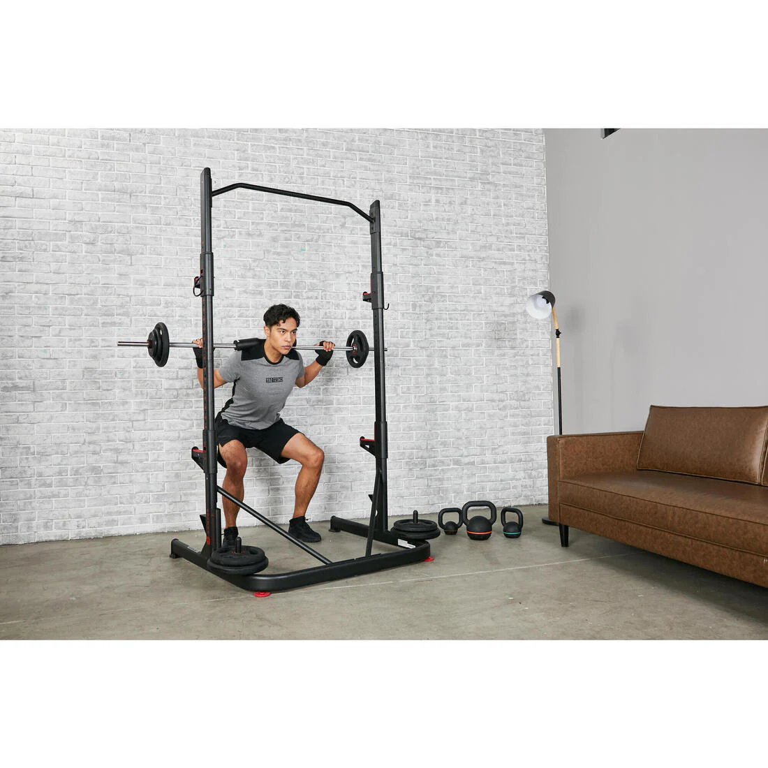 Weight Training Rack Squats Chin-ups - Image 19