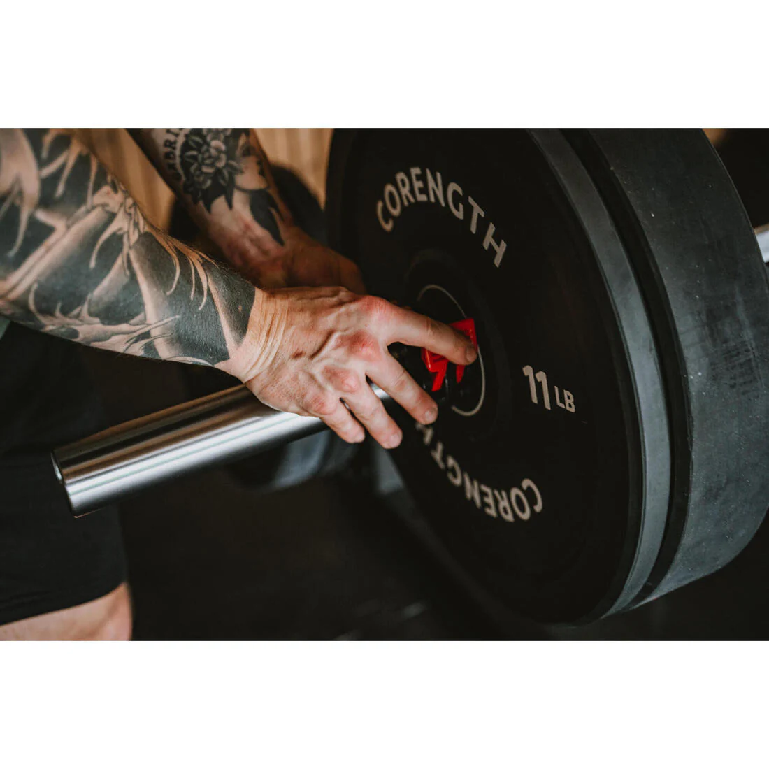 Weightlifting Bar 20 kg - 50 mm Diameter Sleeve - 28 mm grip - Image 12