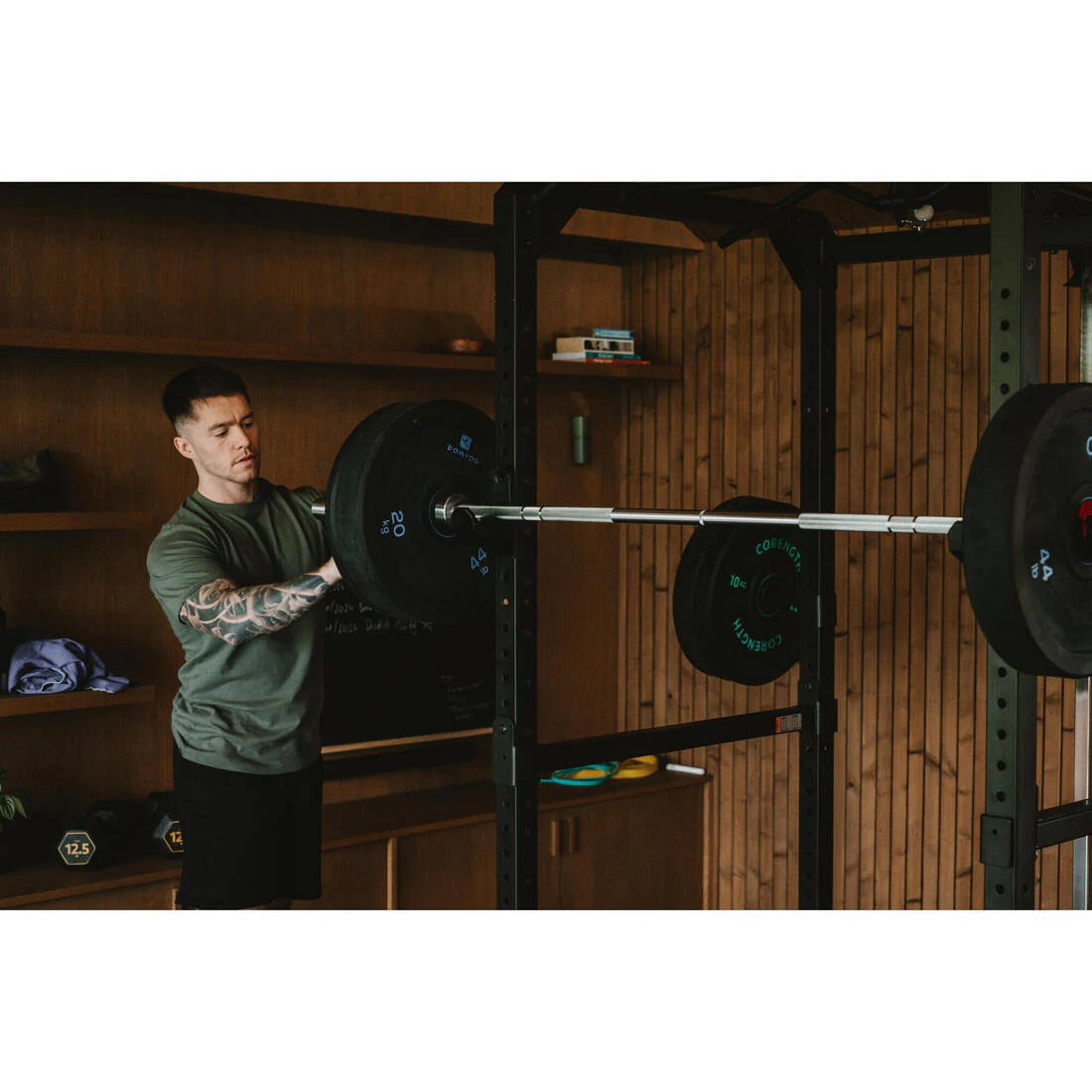 Weightlifting Bar 20 kg - 50 mm Diameter Sleeve - 28 mm grip - Image 8