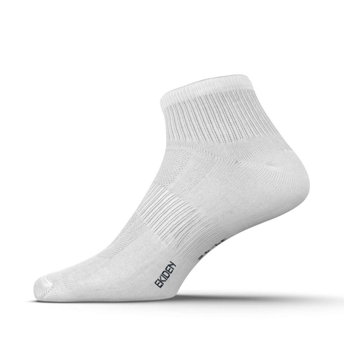 White Running Socks 3-Pack - Run 100 - Image 14
