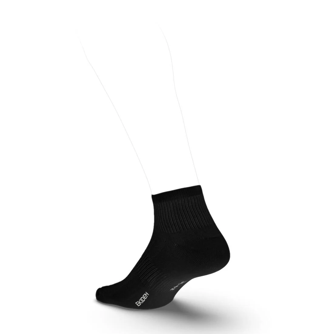 White Running Socks 3-Pack - Run 100 - Image 6
