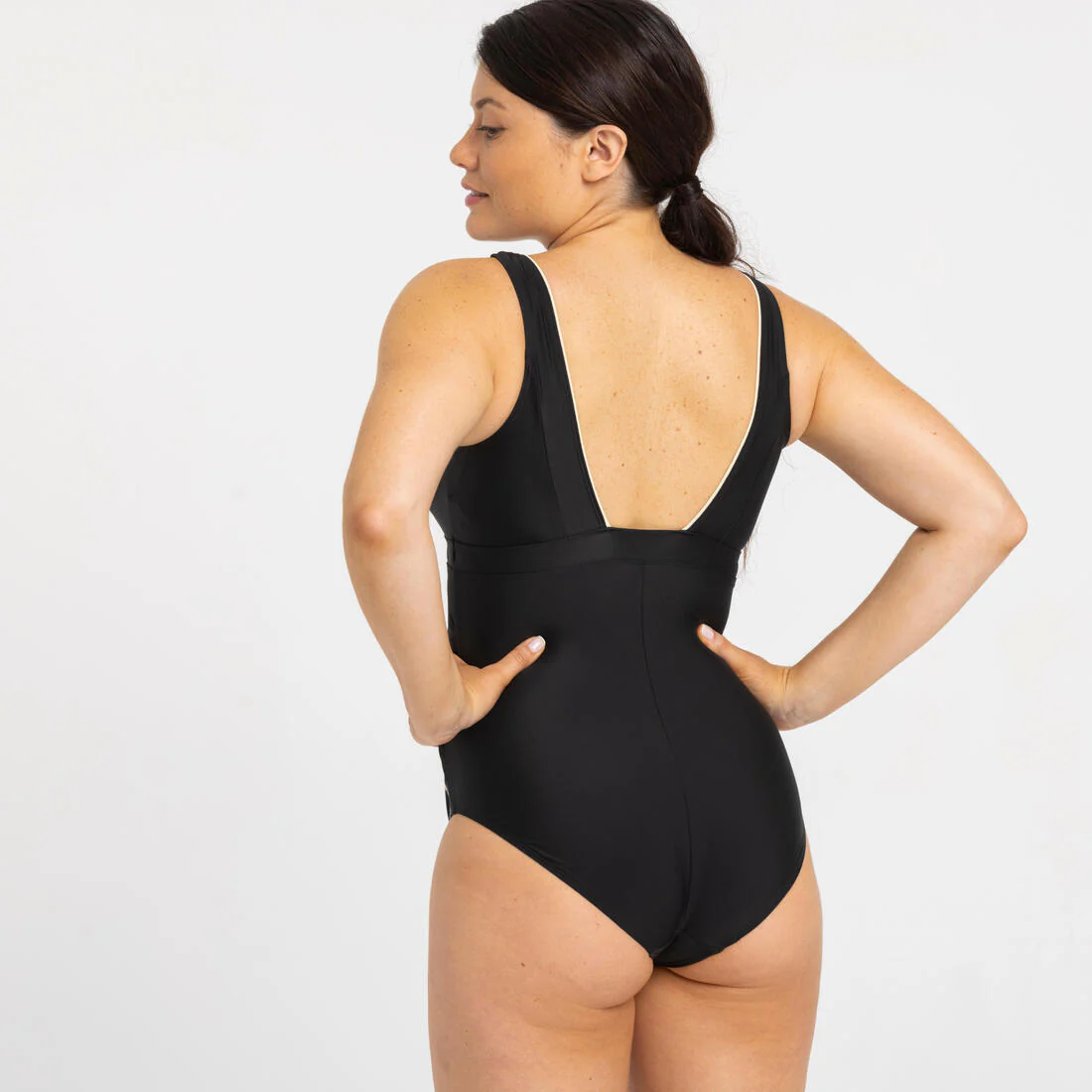 Women's 1-piece Maternity Swimsuit Nora Black - Image 3