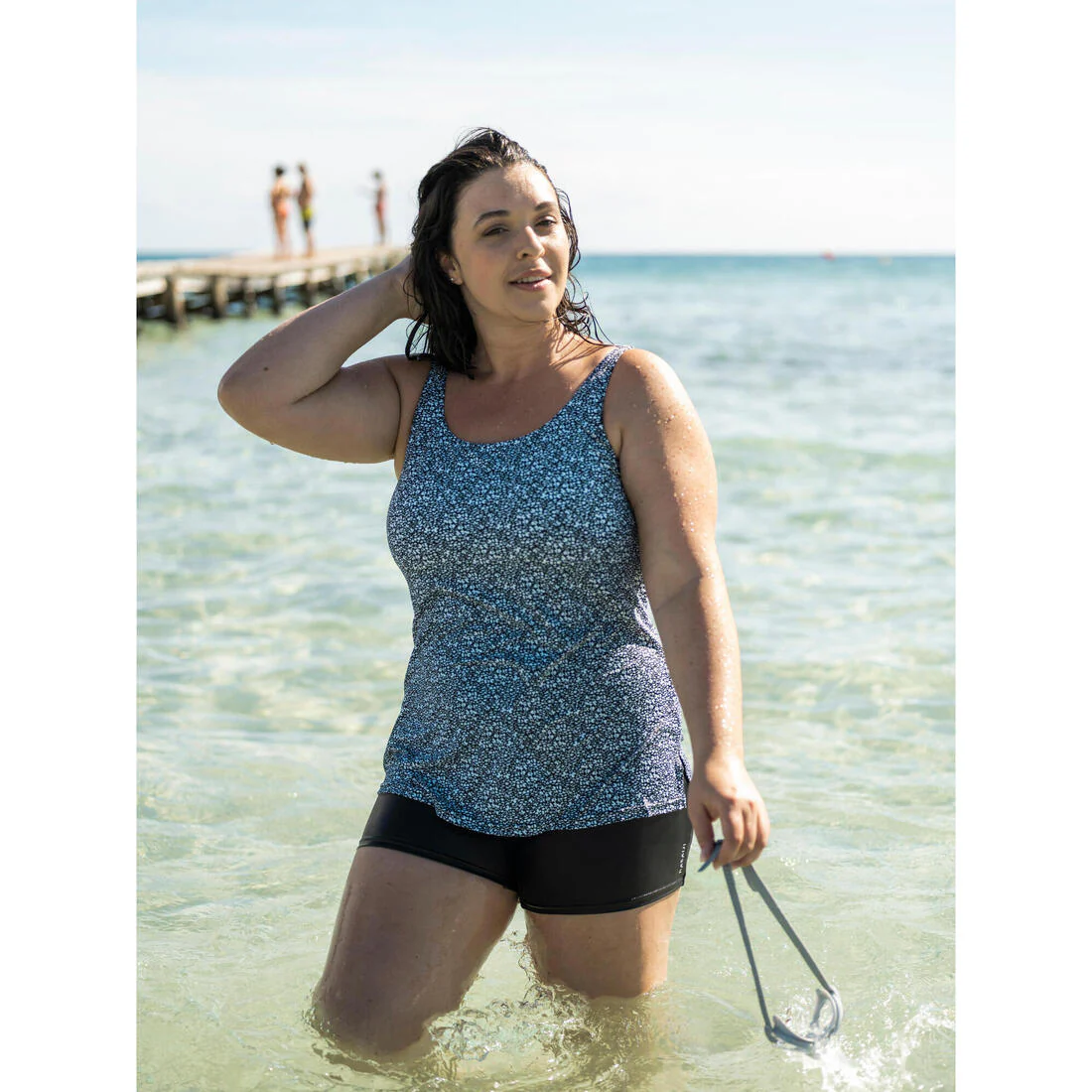 Women’s 1-piece Swimsuit Tankini Shorty HEVA Leo - Image 29