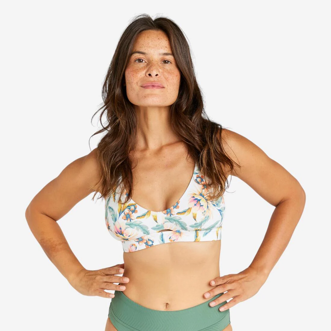 Women’s bralette swimsuit top - Agatha belly