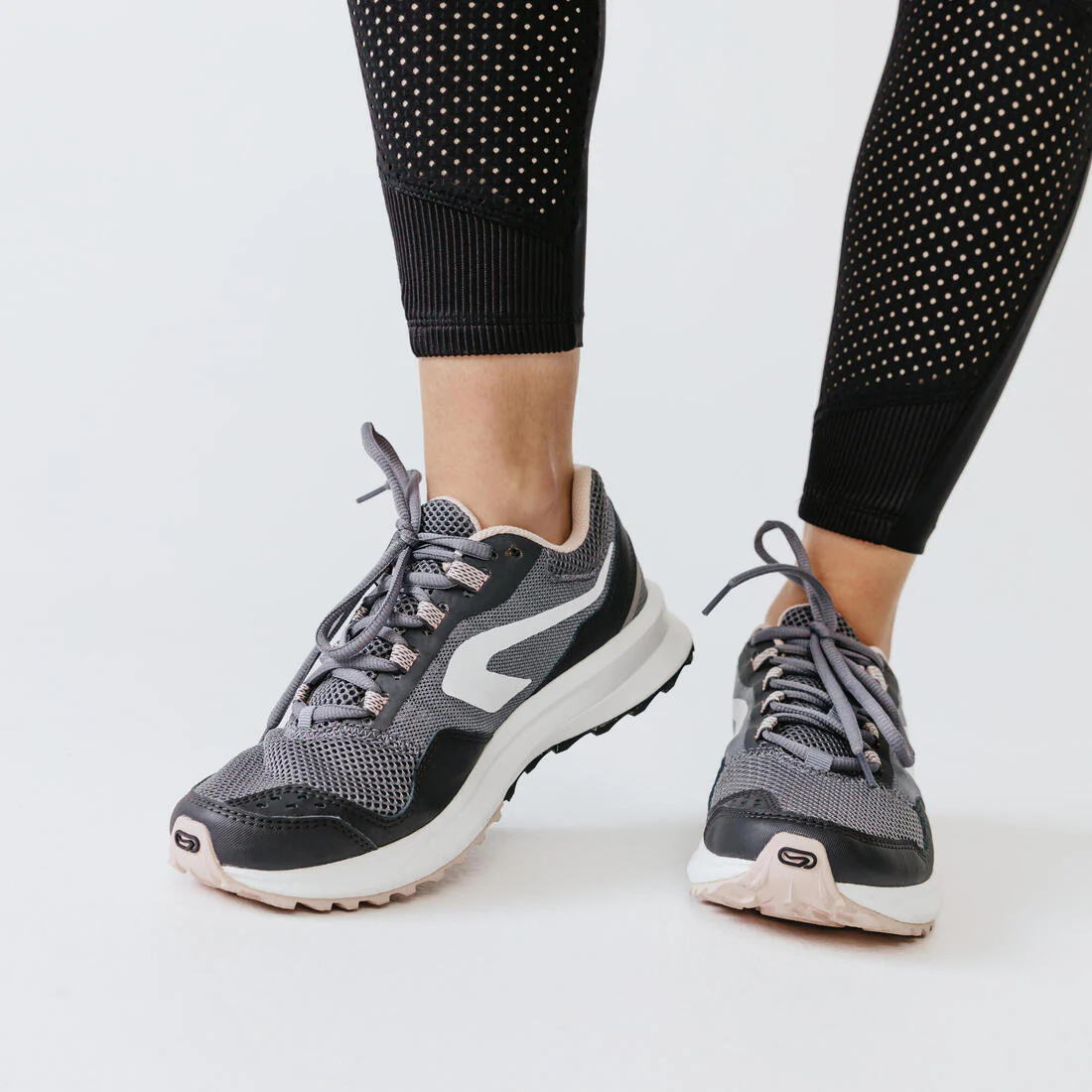 Women's breathable long running leggings Dry+Feel - black - Image 7