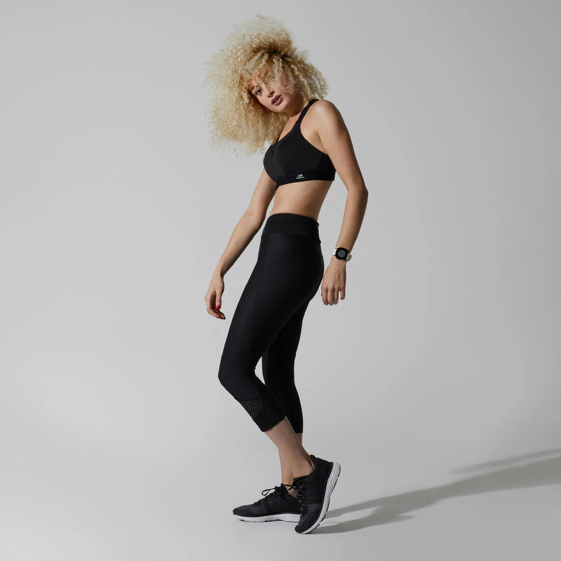 Women's breathable short running leggings Dry+ Feel - black - Image 24