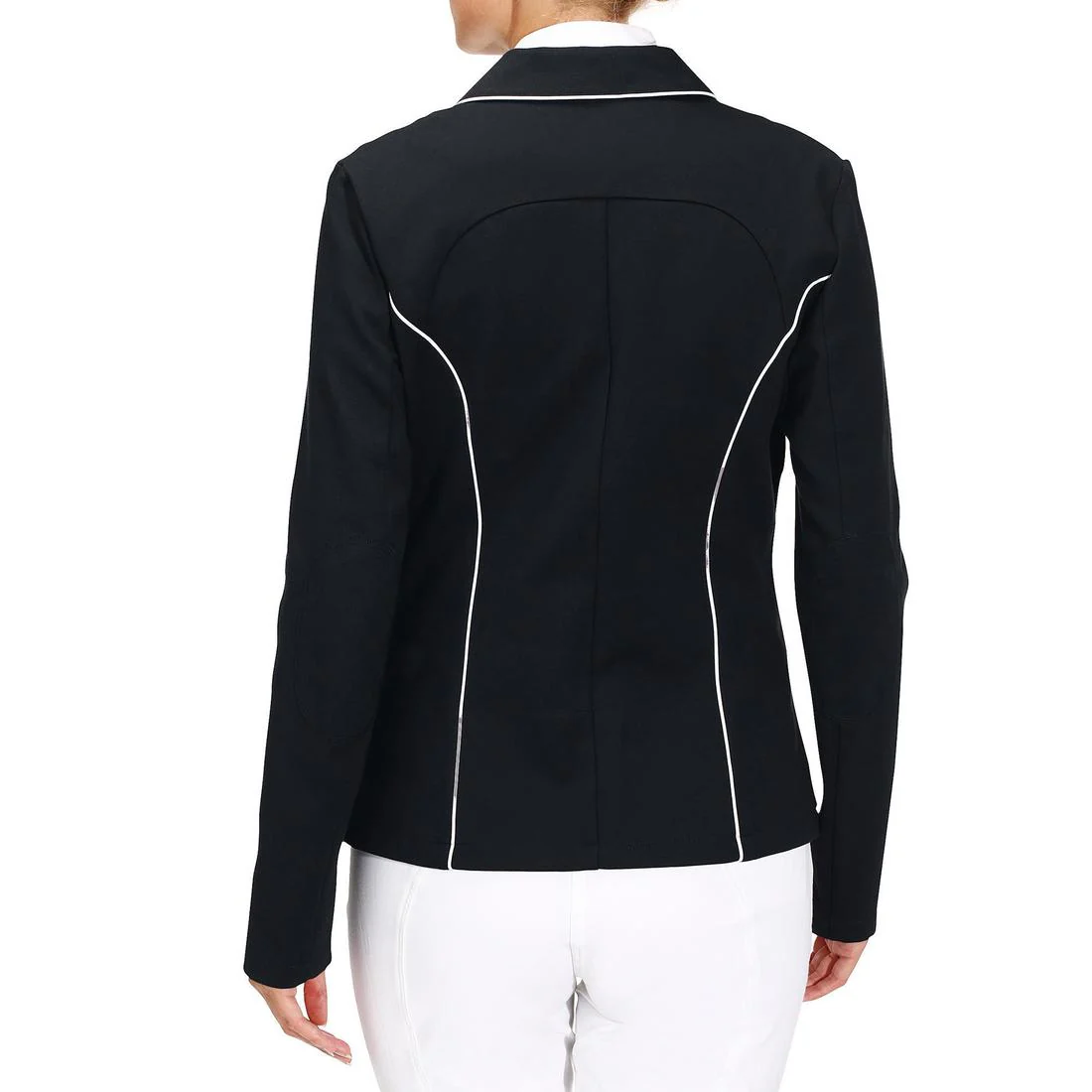 Women's Competition Horse Riding Jacket 100 - Navy - Image 4