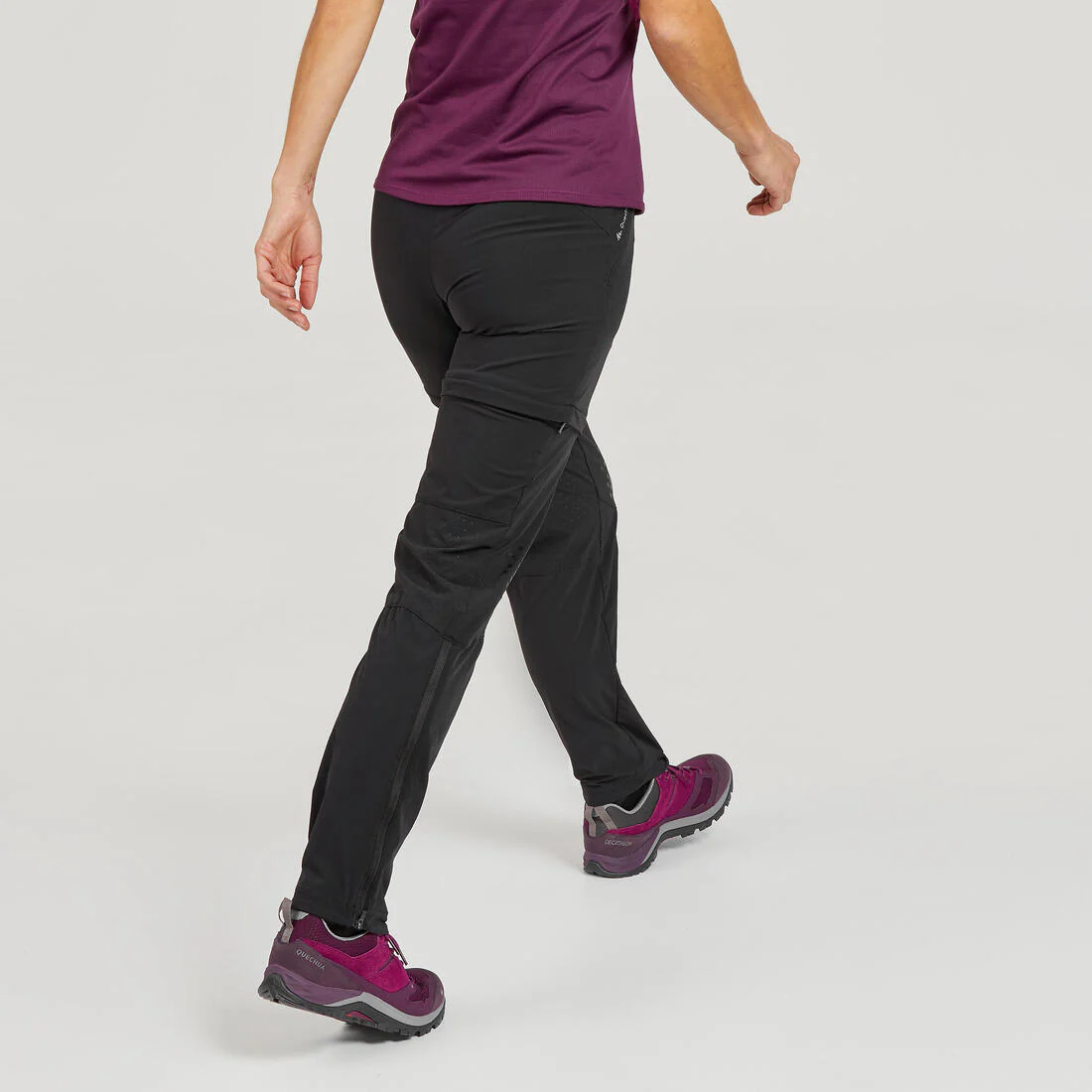 Women's convertible mountain hiking trousers - MH550 - Image 6